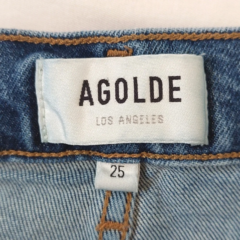 Agolde Riley High Rise Straight Crop Jeans - Picture 7 of 12